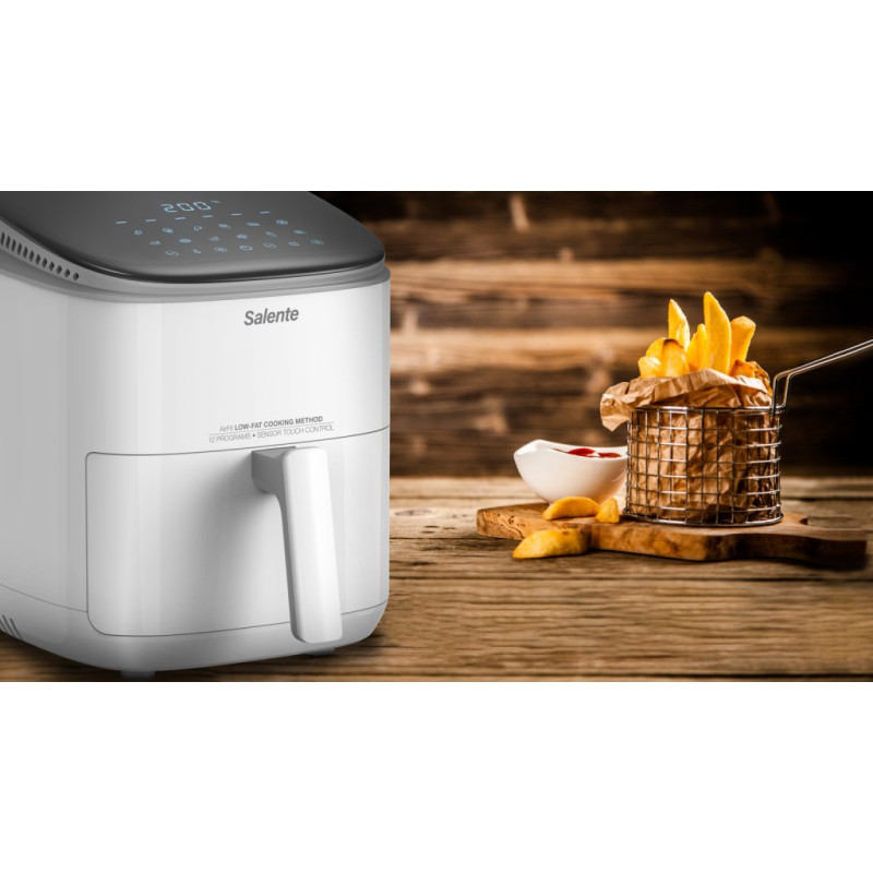 Salente AirFit, teplovzdušná fritéza 4v1, 3,5 l, biela