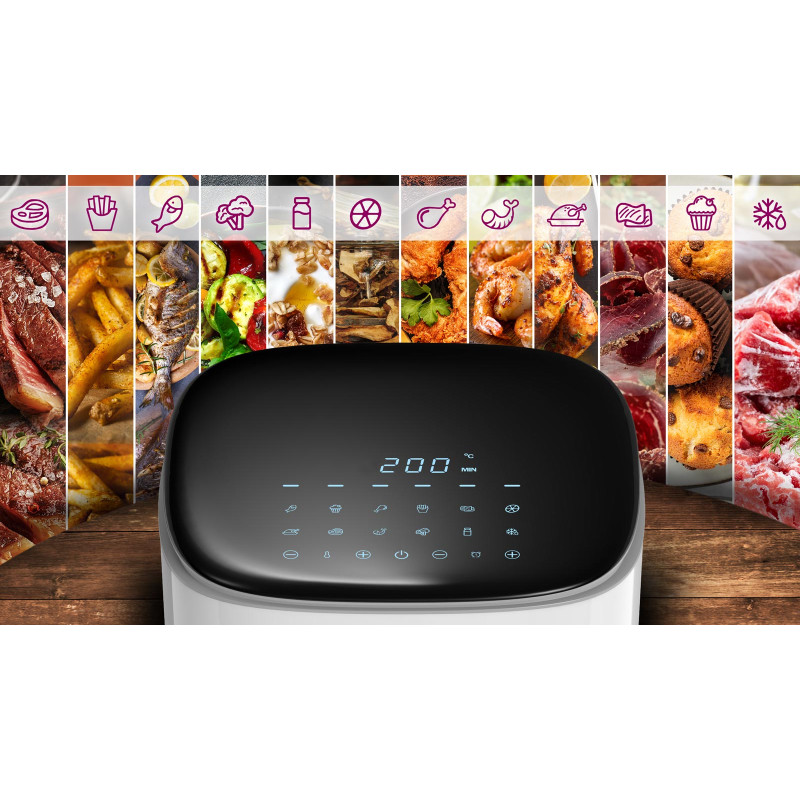 Salente AirFit, teplovzdušná fritéza 4v1, 3,5 l, biela