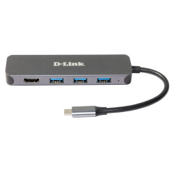 D-Link 5-in-1 USB-C Hub with HDMI/Power Delivery