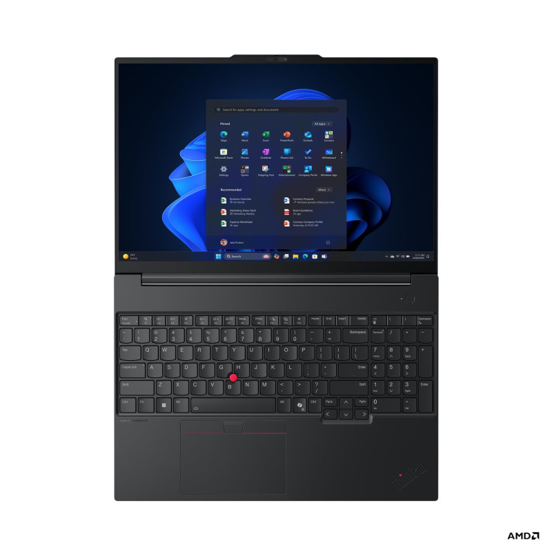 Lenovo ThinkPad E/ThinkPad E16 G4/Intel Core Ultra 7 355/16''/WUXGA/16GB/512GB/Intel int/W11P/Black/3