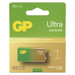 GP BATERIE - GP Alkalická batéria ULTRA 9V (6LF22) - 1ks