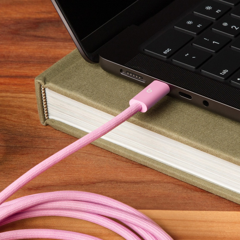 APPLE - Beats 240W USB-C/USB-C Braided Cable (3m) - P.Pink