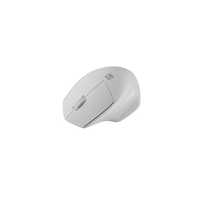 Natec optická myš SISKIN 2/Kancelárska/Optická/Pre pravákov/1 600 DPI/USB+BT/Biela