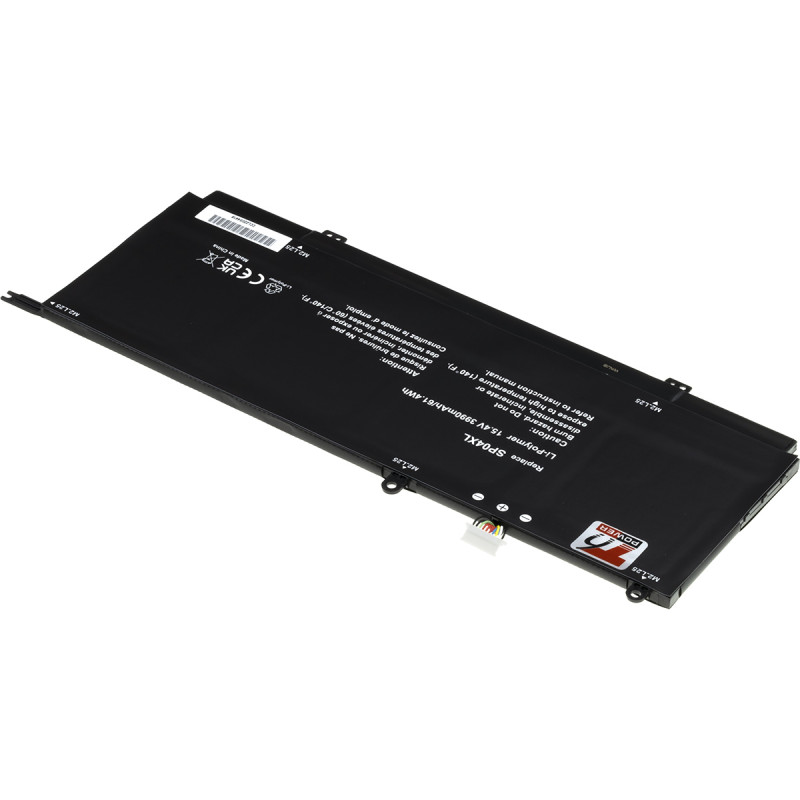Batérie T6 Power pre HP Spectre 13-ap0000 x360 séria, 3990mAh, 61,4Wh, 4cell, Li-pol