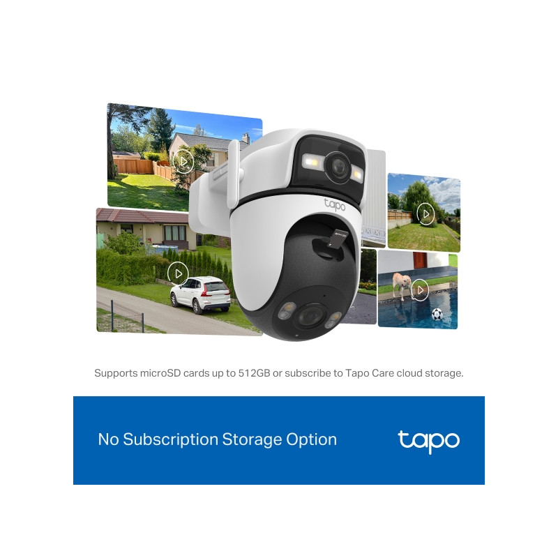 TP-LINK - Tapo C545D Outdoor Dual Lens Pán/Tilt Security Cam