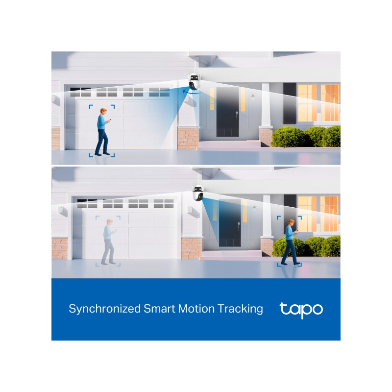 TP-LINK - Tapo C545D Outdoor Dual Lens Pán/Tilt Security Cam
