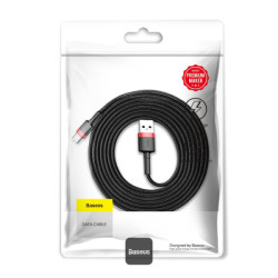 NONAME - Baseus dátový kábel Cafule USB-C 2m 2A červeno-čierny