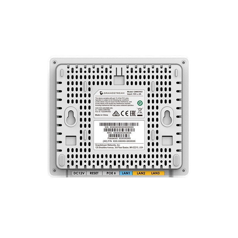 Grandstream GWN7604 prístupový bod, Wi-Fi 6 AX3000, 3Gb/s, MU-MIMO, POE+, 256 klientov