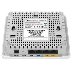 Grandstream GWN7604 prístupový bod, Wi-Fi 6 AX3000, 3Gb/s, MU-MIMO, POE+, 256 klientov