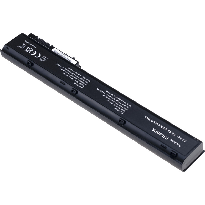 Batérie T6 Power HP ZBook 15 G1, 15 G2, ZBook 17 G1, 17 G2, 5200mAh, 75Wh, 8cell