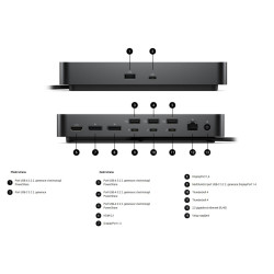 Dell dokovacia stanica SD25TB4 130W Power delivery USB-C