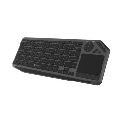 Bezdrôtová klávesnica pre Smart TV Natec TURBOT 2/USB+BT/US/Čierna