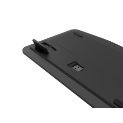 Bezdrôtová klávesnica pre Smart TV Natec TURBOT 2/USB+BT/US/Čierna