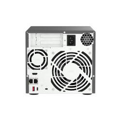QNAP TVS-h474-PT-8G (2core 3,7 GHz, ZFS, 8 GB RAM, 4x SATA, 2x M.2 NVMe, 2x PCIe, 2x 2,5GbE, 1x HDMI)