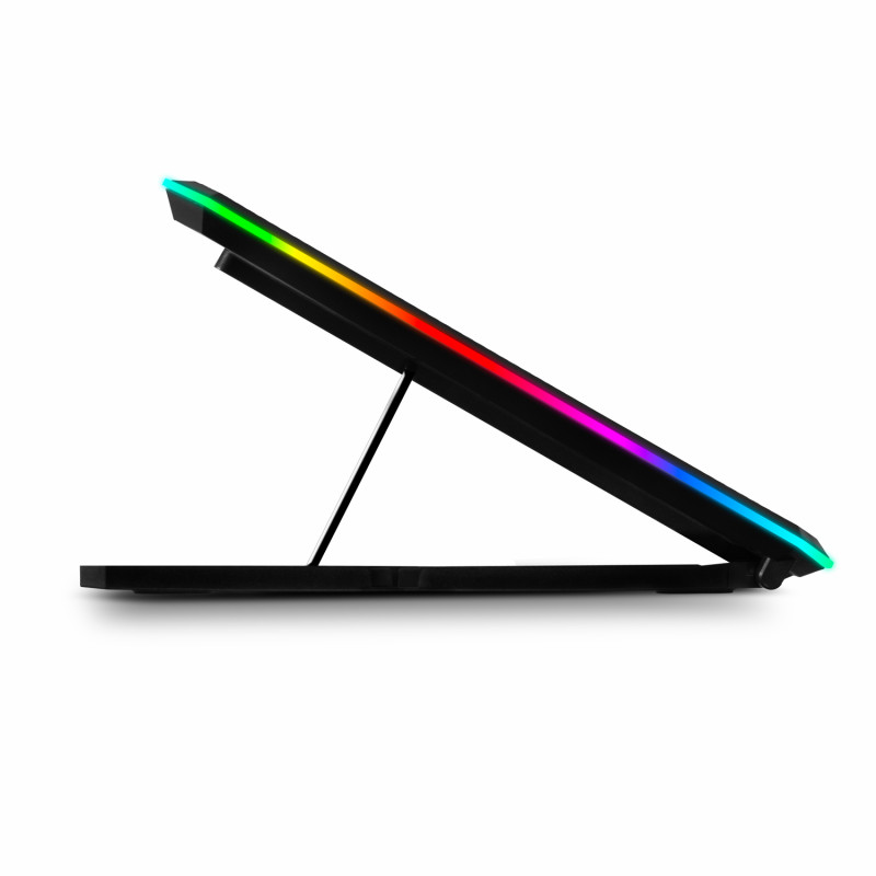 EVOLVEO Ania 9, chladiaca podložka pod notebook, 6x ventilátor, RGB obvodové podsvietenie