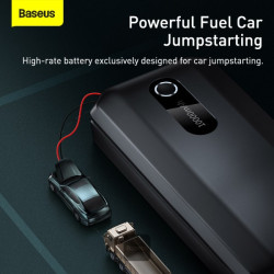 NONAME - Baseus Power Bank Super Energy Air 10000 mAh so štartovacími káblami čierna