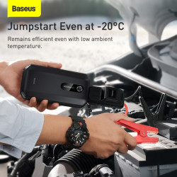NONAME - Baseus Power Bank Super Energy Air 10000 mAh so štartovacími káblami čierna