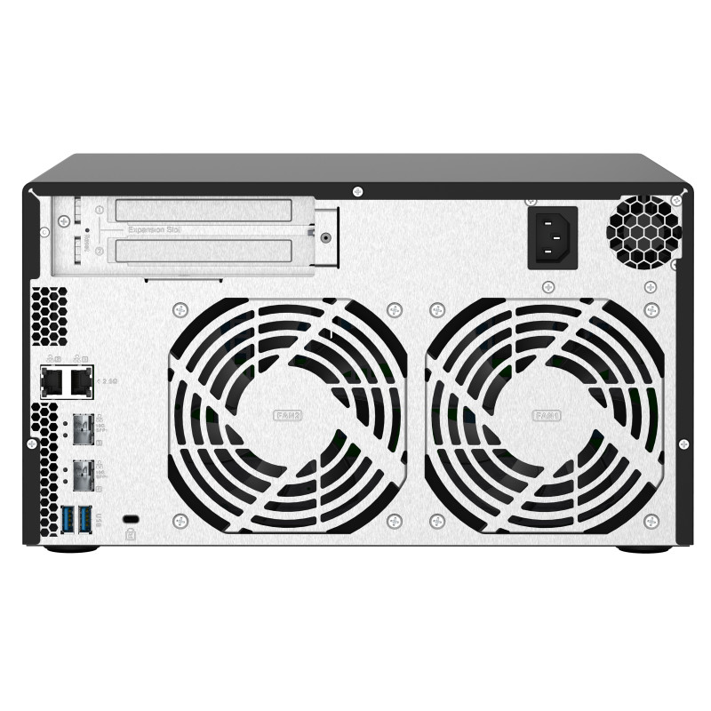 QNAP TS-832PX-4G (1,7 GHz, 4 GB RAM, 8x SATA, 2x 2,5GbE, 2x 10G SFP+, 1x PCIe slot, 3x USB 3.2)