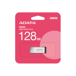 ADATA UR350/128GB/USB 3.2/USB-A/Čierna
