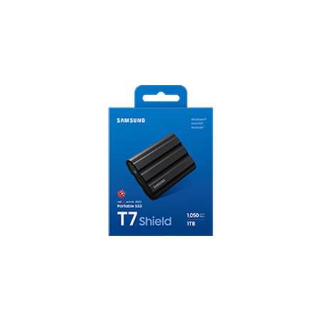 Samsung T7 Shield/1TB/SSD/Externý/2.5''/Čierna/3R