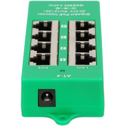 OEM - MaxLink Gigabitový 4-portový PoE panel, 802.3af/at