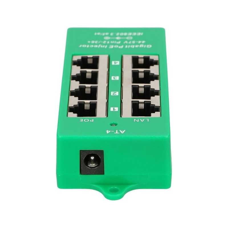 OEM - MaxLink Gigabitový 4-portový PoE panel, 802.3af/at