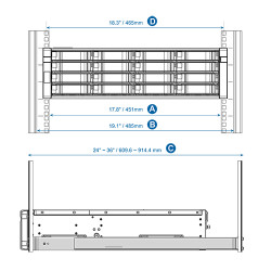 QNAP Rail kit - RAIL-E02 (ES1640dc, EJ1600)