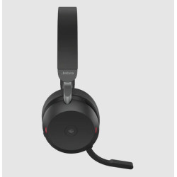 Jabra Evolve2 75/Stereo/ANC/USB-C/BT/Bezdrať/MS/Stand/Čierna