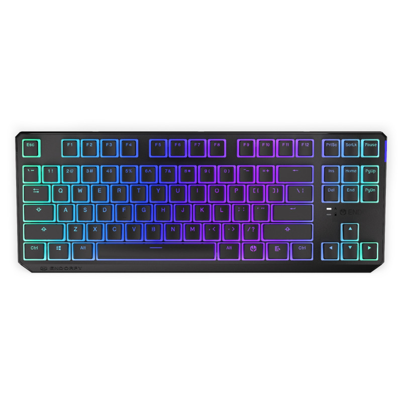Endorfy Thock TKL Red Pudding/Drôtové/Bezdrôtové/US layout/Čierna