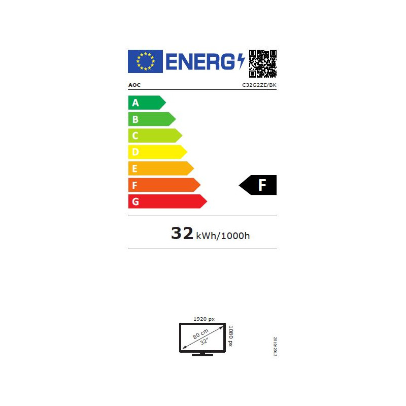 32'' LED AOC C32G2ZE-VA, FHD, 240Hz, cur