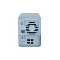 QNAP trojpásmový Wi-Fi SD-WAN Mesh AC2200 router/NAS - QMiroPlus-201W (2x SATA / 1x 2,5GbE / 4x GbE)