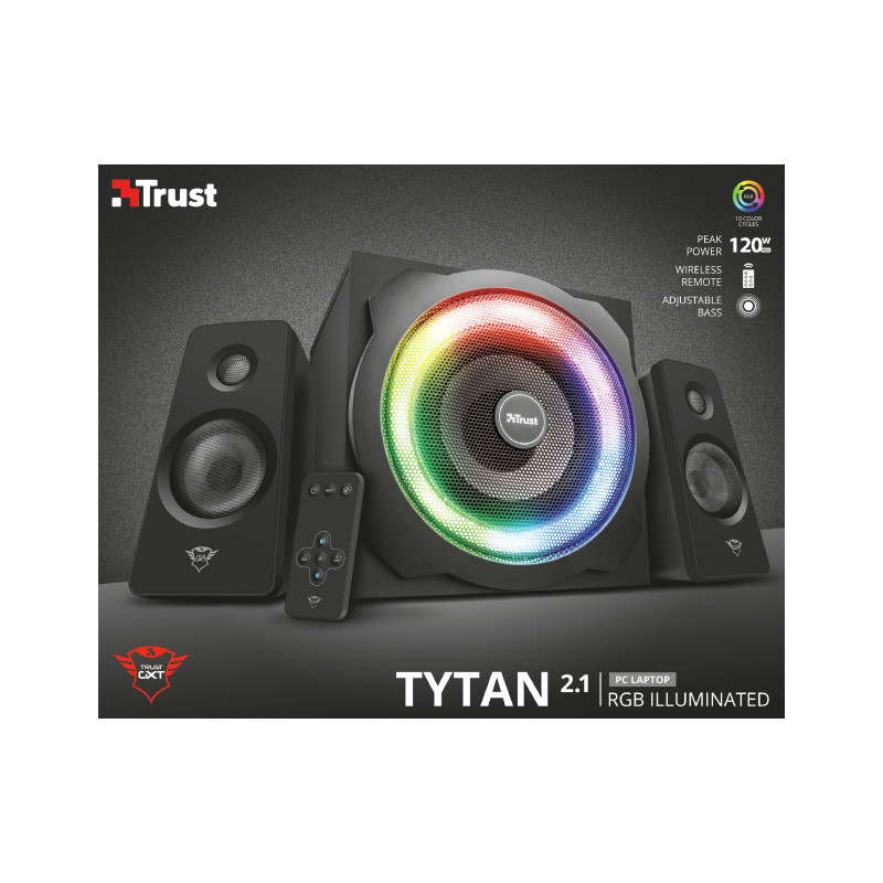 TRUST GXT Tytan/2.1/120W/Čierna