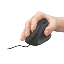 TRUST GXT 144 Rexx/Vertikálna/Optická/Pre pravákov/6 000 DPI/Drôtová USB/Čierna