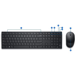 Dell set klávesnica + myš, KM5221W, bezdrôtová, US/580-AJRP