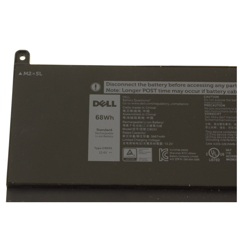 Dell Batérie 6-cell 68W/HR LI-ION pre Precision 7550, 7560, 7750, 7760