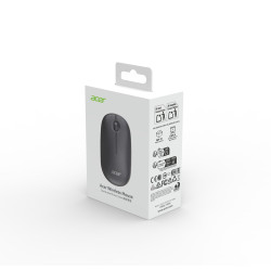 Acer AMR100/Cestovná/Optická/1 600 DPI/Bezdrôtové USB/Čierna