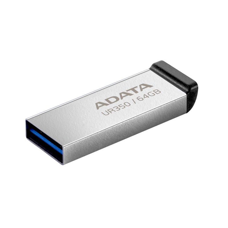 ADATA UR350/64GB/USB 3.2/USB-A/Čierna