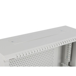 LANBERG 19'' RACKOVÁ SKRIŇA PRO MONTÁŽ NA STENU 4U+3U/540X200 NÍZKOPROFILOVÁ ŠEDÁ (ZMONTOVANÁ)