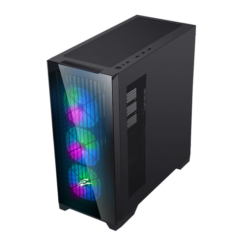 EVOLVEO Ptero Q2G, ATX/4x ARGB 120/sklo čelo+bok