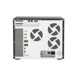 QNAP TVS-h1688X-W1250-32G (Xeon 3,3 GHz, ZFS, 32GB ECC RAM, 12x 3,5'' + 4x 2,5'', 2x M.2 NVMe, 4x2,5GbE)