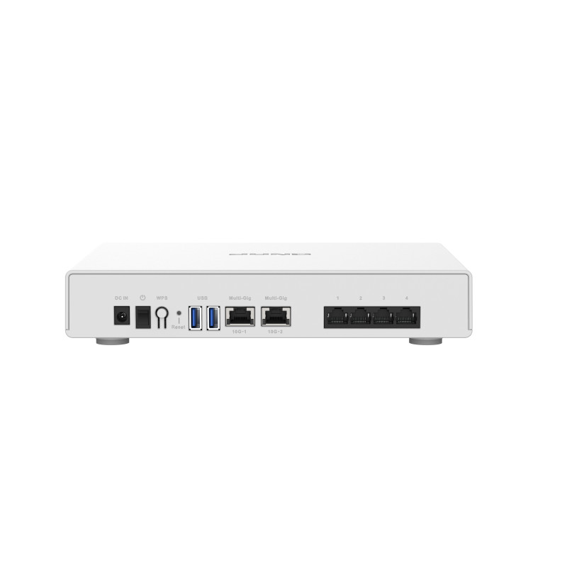 QNAP Wi-Fi 6 SD-WAN router QHora-301W (4x GbE / 2x 10GbE / 2x USB 3.2 / 8 interných antén)