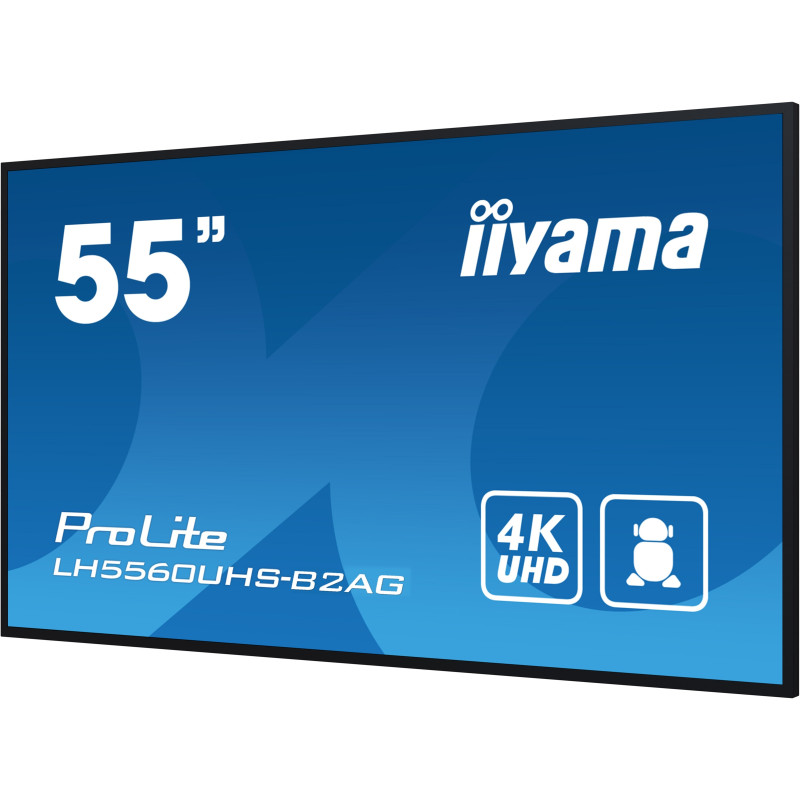 55'' iiyama LH5560UHS-B2AG: VA, 4K UHD, Andr.11,24/7