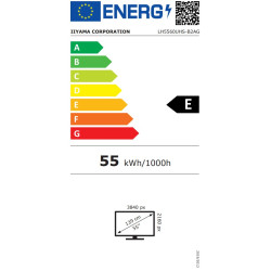 55'' iiyama LH5560UHS-B2AG: VA, 4K UHD, Andr.11,24/7