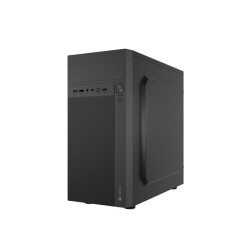 Počítačová skriňa Natec HELIX USB-C/Micro ATX/Čierna