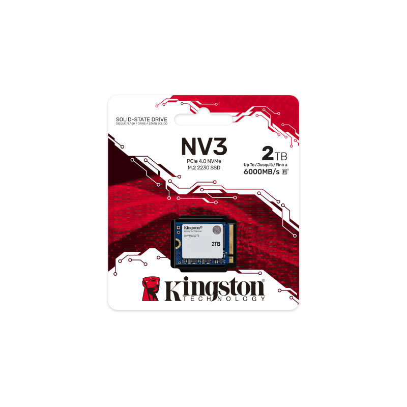 Kingston NV3 2230/2TB/SSD/SAS/M.2 NVMe/5R