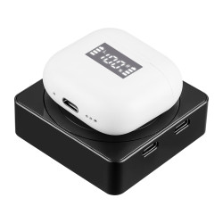 NONAME - Sandberg 3in1 Magnet Powerbank 5000 mAh, magnetická powerbanka s bezdrôtovým nabíjaním, čierna