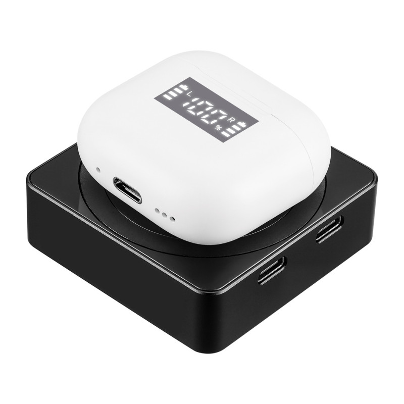 NONAME - Sandberg 3in1 Magnet Powerbank 5000 mAh, magnetická powerbanka s bezdrôtovým nabíjaním, čierna