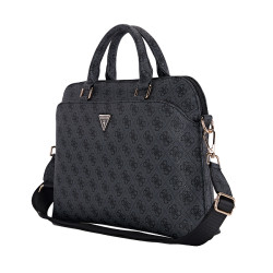 NONAME - Guess PU 4G Triangle Logo Taška na Notebook 13/14/15'' Black