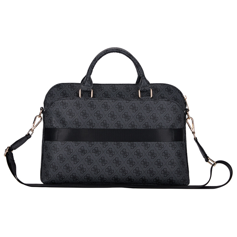 NONAME - Guess PU 4G Triangle Logo Taška na Notebook 13/14/15'' Black