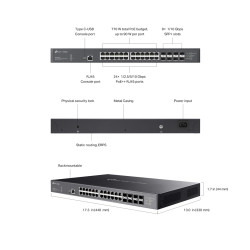 TP-Link SX3832MPP Man.L2+32x10G, 24xPoE++